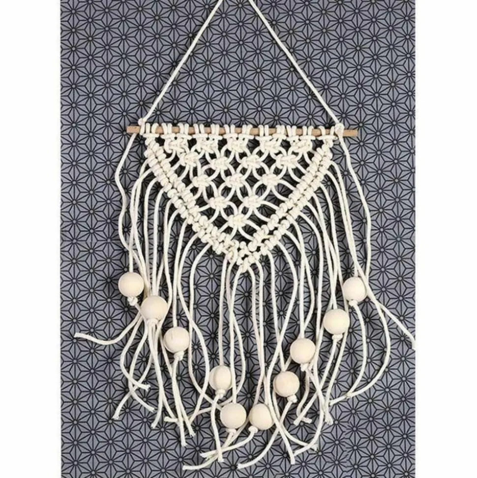 GRAINE CRÉATIVE - 2 bobines de coton cablé pour tissage mural 50 m x ø 2,5 mm