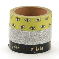 GRAINE CRÉATIVE - 3 masking tapes - yeux