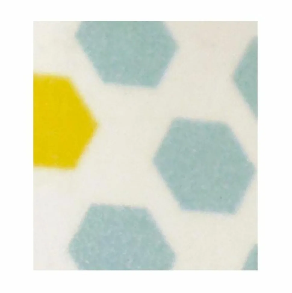 GRAINE CRÉATIVE - 10 masking tapes avec motifs bleus et jaunes 10 m x 15 mm