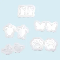 GRAINE CRÉATIVE - 5 mini moules pour bijoux animaux