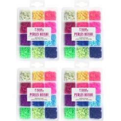 GRAINE CRÉATIVE - 6800 perles heishi - 12 couleurs fluo