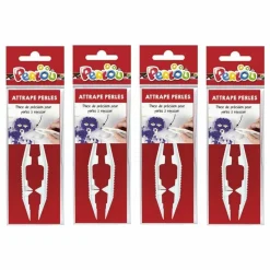 GRAINE CRÉATIVE - 4 pinces attrape perles à repasser