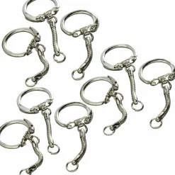 GRAINE CRÉATIVE - 30 porte-clés 6 cm + mousquetons