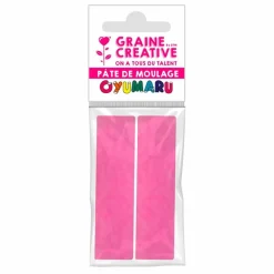 GRAINE CRÉATIVE - 2 pâtes oyumaru rose