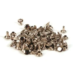 GRAINE CRÉATIVE - 60 rivets doubles pour cuir et pâte polymère 6 mm et 8 mm