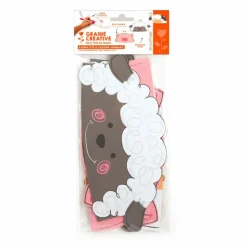 GRAINE CRÉATIVE - 6 serre-tête à customiser - cochon / mouton /vache