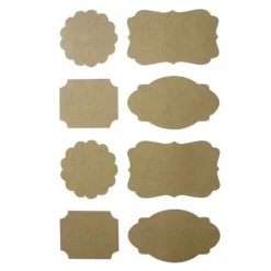 GRAINE CRÉATIVE - 96 stickers kraft baroques