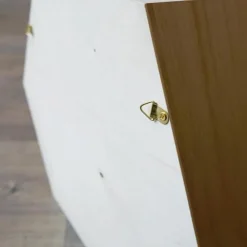 GRAINE CRÉATIVE - 8 étagères hexagonales en bois 30 x 26 x 10 cm