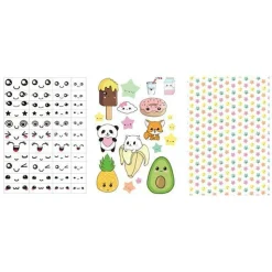 GRAINE CRÉATIVE - 3 transferts pour pâte polymère - kawaii