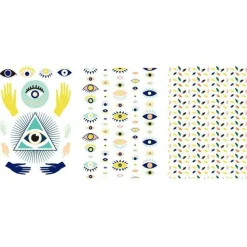 GRAINE CRÉATIVE - 3 transferts pour pâte polymère - ethnique