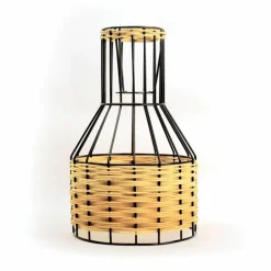 GRAINE CRÉATIVE - Abat-jour industriel noir 32 x 20 cm