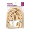 GRAINE CRÉATIVE - Arche de mariage en bois à monter 19 x 18 x 4 cm