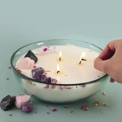 GRAINE CRÉATIVE - Bougie lithothérapie à faire soi-même