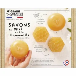 GRAINE CRÉATIVE - Coffret diy faire ses savons au miel