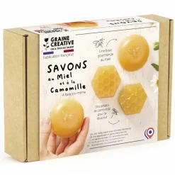 GRAINE CRÉATIVE - Coffret diy faire ses savons au miel
