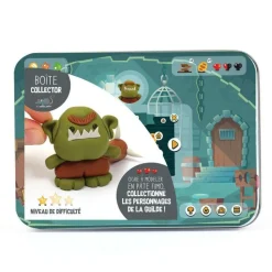 GRAINE CRÉATIVE - Coffret pâte polymère - boîte en métal collector - ogre