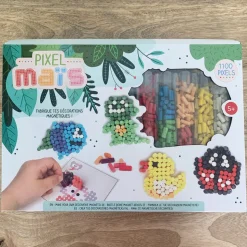 GRAINE CRÉATIVE - Coffret pixel maïs - décorations de magnets