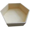 GRAINE CRÉATIVE - Etagère hexagonale en bois 39 x 34 x 10 cm