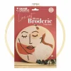 GRAINE CRÉATIVE - Kit broderie décorative visage line art
