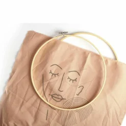 GRAINE CRÉATIVE - Kit broderie décorative visage line art