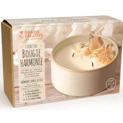 GRAINE CRÉATIVE - Kit complet DIY pour réalisation de bougies Harmonie