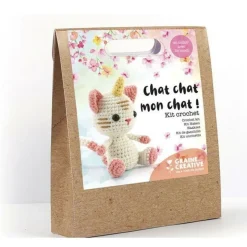 GRAINE CRÉATIVE - Ma peluche en crochet amigurumi - mon petit chat - licorne