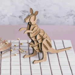 GRAINE CRÉATIVE - Maquette kangourou 3d en carton à monter soi-même