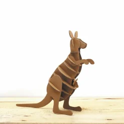 GRAINE CRÉATIVE - Maquette kangourou 3d en carton à monter soi-même