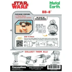 GRAINE CRÉATIVE - Maquette 3d en métal star wars - bb8