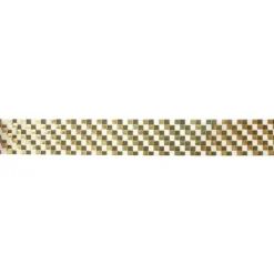 GRAINE CRÉATIVE - Masking tape 1,5 cm x 10 m - damier - doré