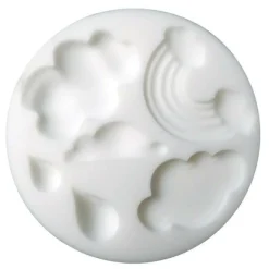 GRAINE CRÉATIVE - Mini moule en silicone pour pâte polymère - nuages
