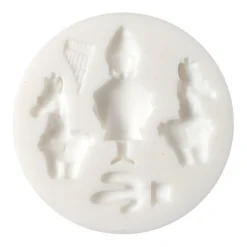 GRAINE CRÉATIVE - Mini moule en silicone pour pâte polymère - pérou