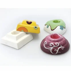 GRAINE CRÉATIVE - Moule 3 bougeoirs fantaisie 6 cm