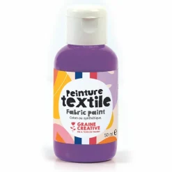 GRAINE CRÉATIVE - Peinture pour textile 50 ml - violet