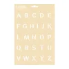 GRAINE CRÉATIVE - Pochoir a4 - alphabet scrabble