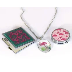 GRAINE CRÉATIVE - Pochoir pâte polymère tropical 11,4 x 15,3 cm