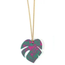 GRAINE CRÉATIVE - Pochoir pâte polymère tropical 11,4 x 15,3 cm