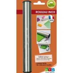 GRAINE CRÉATIVE - Rouleau Fimo, en Inox