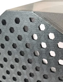 GRANULEBOX - Pelle à granulés de bois noire avec tamis