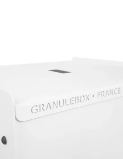 GRANULEBOX - Rangement à pellets avec accessoires arbre blanc 55kg