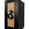 GRANULEBOX - Stockage à granulés de bois 55Kg world noir