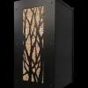 GRANULEBOX - Stockage à granulés de bois 55kg noir arbre