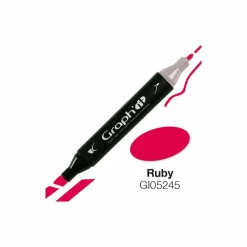 GRAPH'IT - Marqueur graph'it à double pointe - rubis