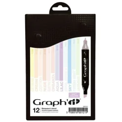 GRAPH'IT - Set 12 marqueurs graph'it - soft colors