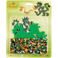 HAMA - Jeu créatif-Midi blister GM plq Dragon