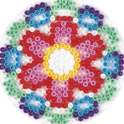 HAMA - Plaque petite ronde perles plastique midi