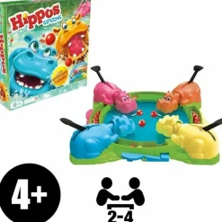 HASBRO - Hippos gloutons, jeu de société enfant, jeu de plateau