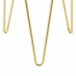 HELLOSHOP26 - Set de 2 supports de plante cache-pot pot de fleur bac à fleurs vase pieds épingles à cheveux métal tailles différentes noir