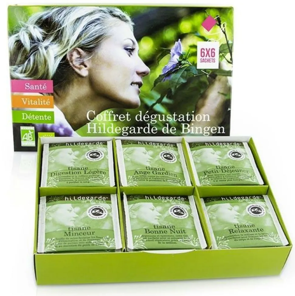 HILDEGARDE DE BINGEN - Coffret découverte tisanes hildegarde de bingen 36 sachets
