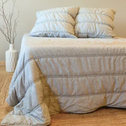 HOME MAISON - Home maison - couvre-lit et taies d'oreiller - effet lin